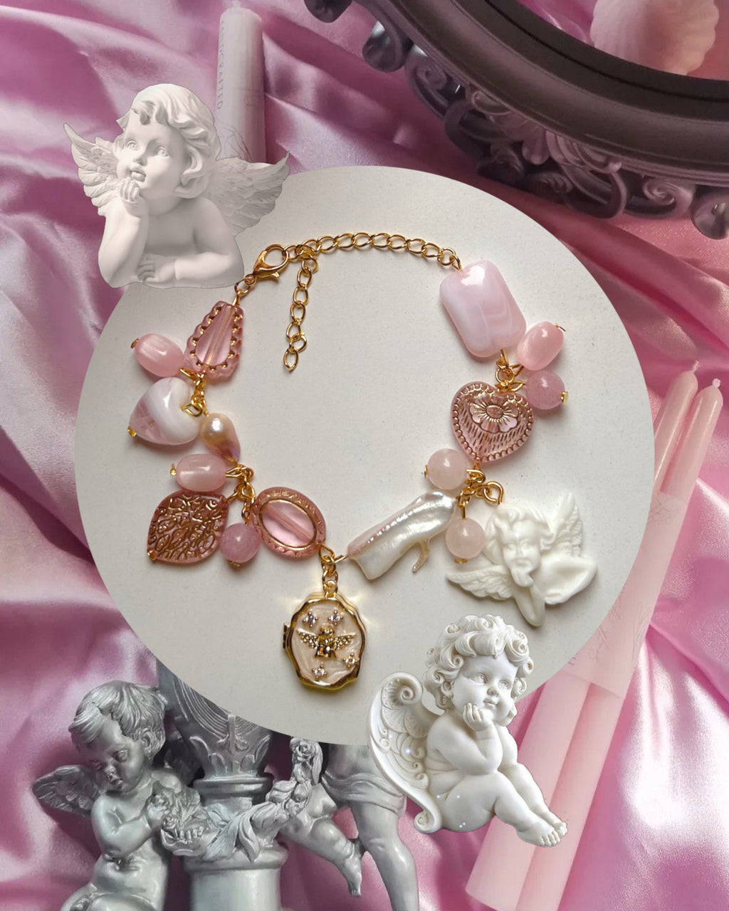 🌬️ 𝐃𝐢𝐚𝐩𝐡𝐚𝐧𝐨𝐮𝐬 𝐂𝐡𝐞𝐫𝐮𝐛 𝐋𝐨𝐜𝐤𝐞𝐭 𝐁𝐫𝐚𝐜𝐞𝐥𝐞𝐭 💗